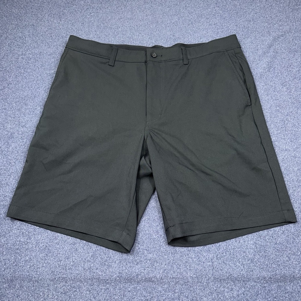 Jack Nicklaus Black Golf Shorts Men's Size 42 Performance Chinchilla Flat Front